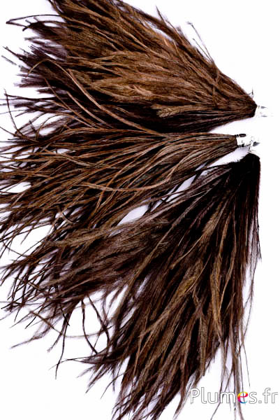 Ciondolo struzzo - 15-20 cm - marrone